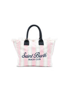 Borsa Vanity MC2 Saint Barth multicolore con design a strisce VANI001 02598L MC2 ST. BARTH KIDS 