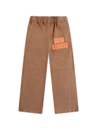 Pantaloni per bambino Bobo Choses marrone con logo B125AC134 211 BOBO CHOSES KIDS 