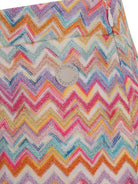 Gonna per bambina Missoni Kids multicolore con motivo a zigzag MY7A61 Q0107 999 MISSONI KIDS 