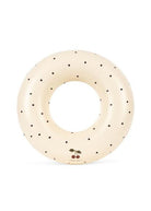 Set ciambella e pallone per la spiaggia per bambini Konges Slojd beige con fantasia a pois KS105094 NAVY DOT KONGES SLOJD KIDS 