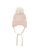 Berretto per neonata Monnalisa Kids rosa con dettaglio con fiocchi 37H005 8064 0091 MONNALISA KIDS 
