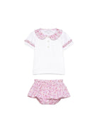 Set t-shirt e gonna per neonata Mariella Ferrari multicolore con stampa grafica floreale CAR16 PLR16 FUCSIA MARIELLA FERRARI 