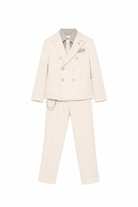 Completo per bambino Colorichiari beige modello doppiopetto (5 pezzi) MJ508360 4893 21 COLORICHIARI KIDS 