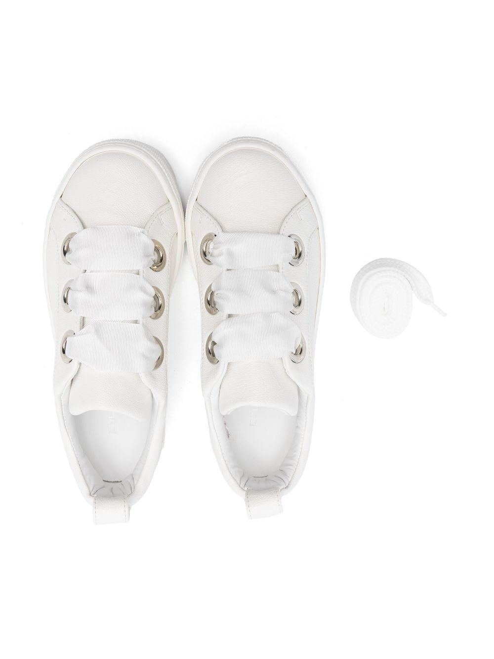 Sneakers per bambina Colorichiari bianco con soletta in pelle con logo FJ958172 4224 15 COLORICHIARI KIDS 