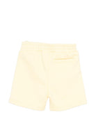 Shorts per neonato Givenchy Kids giallo con dettaglio logo sul davanti H31231 524 GIVENCHY KIDS 