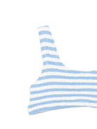 Bikini per bambina MC2 Saint Barth Kids azzurro con design a righe BAK0002 02674L MC2 ST. BARTH KIDS 