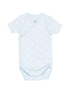 Set di tre tutine per neonato Petit Bateau azzurre con motivo balene A0FAR 00 PETIT BATEAU KIDS 