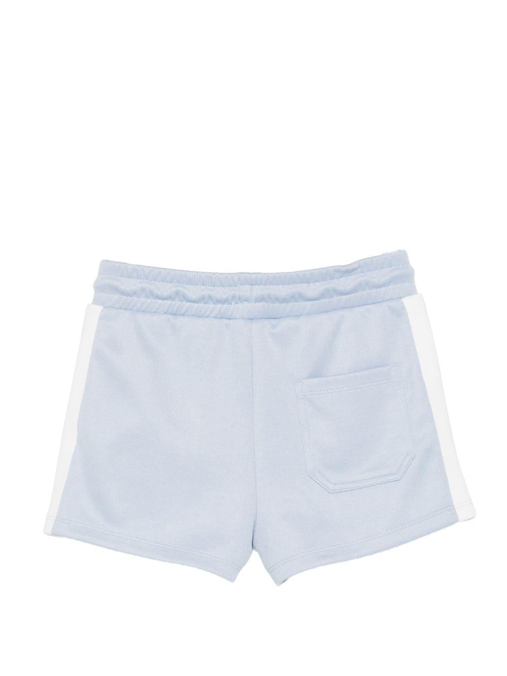 Shorts per bambina Stella McCartney Kids azzurro con elastico in vita TY6D19 Z3498 652 STELLA McCARTNEY KIDS 