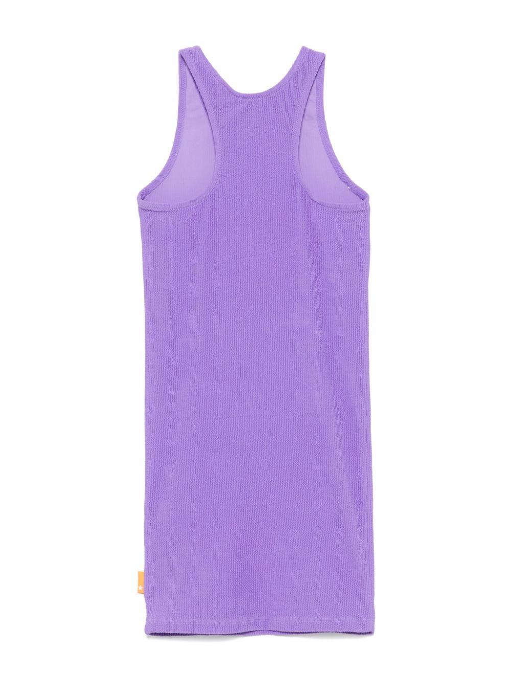Abito per bambina Molo Cailey viola con mini logo sul lato 2S25E101 5403 MOLO KIDS 