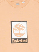 T-shirt per bambino Timberland Kids beige con stampa grafica T60969 230 TIMBERLAND KIDS 