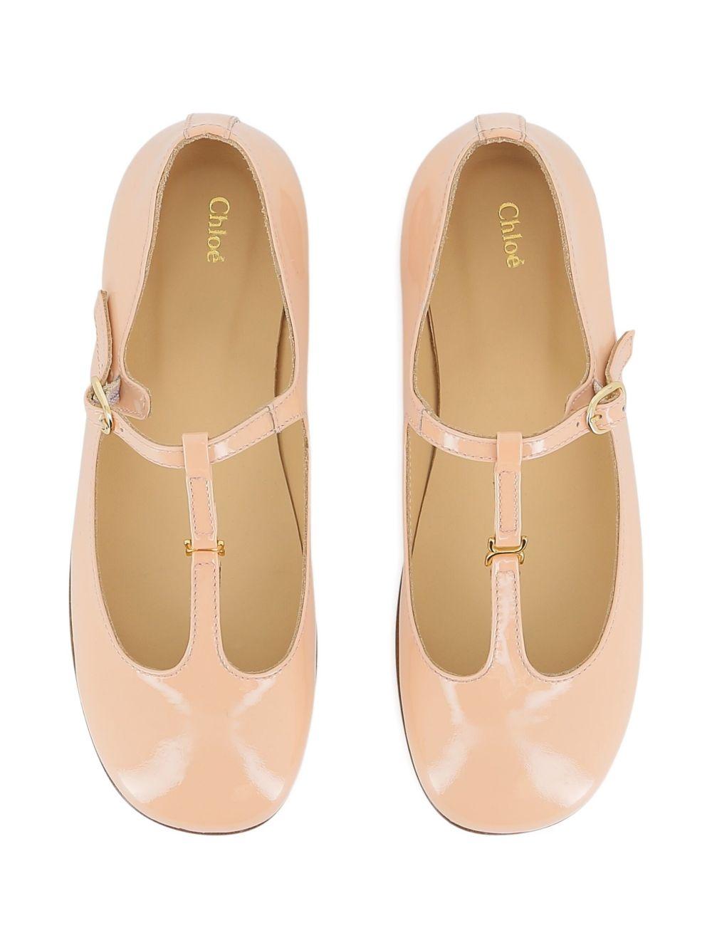Ballerine per bambina Chloé Kids rosa con cinturino a T C20699 46J CHLOE' KIDS 