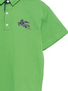 Polo per bambino Etro Kids verde con dettaglio sul petto GY8P01 Z0022 773 ETRO KIDS 