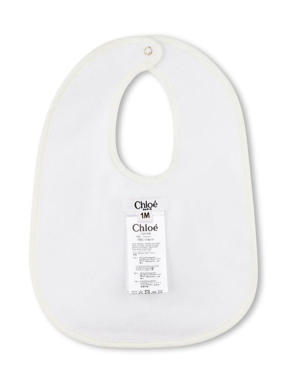 Pigiama  per neonata Chloé Kids bianco con ruches C20408 117 CHLOE' KIDS 