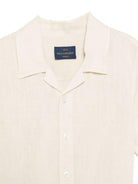Camicia per bambino Paul & Shark Kids beige a maniche corte WUC002LUC01 20170 PAUL & SHARK KIDS 
