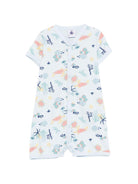 Tutina per neonati Petit Bateau azzurra con stampa grafica all-over A0FSB 01 PETIT BATEAU 