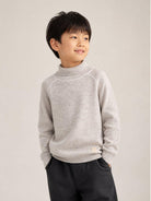 Maglione per bambino Eleventy Kids beige con collo alto EZ9H10 Z3403 879AV ELEVENTY KIDS 