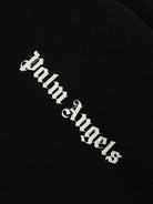 Felpa per bambino Palm Angels Kids nera con stampa con logo PBBB011C99FLE002 1003 PALM ANGELS KIDS 
