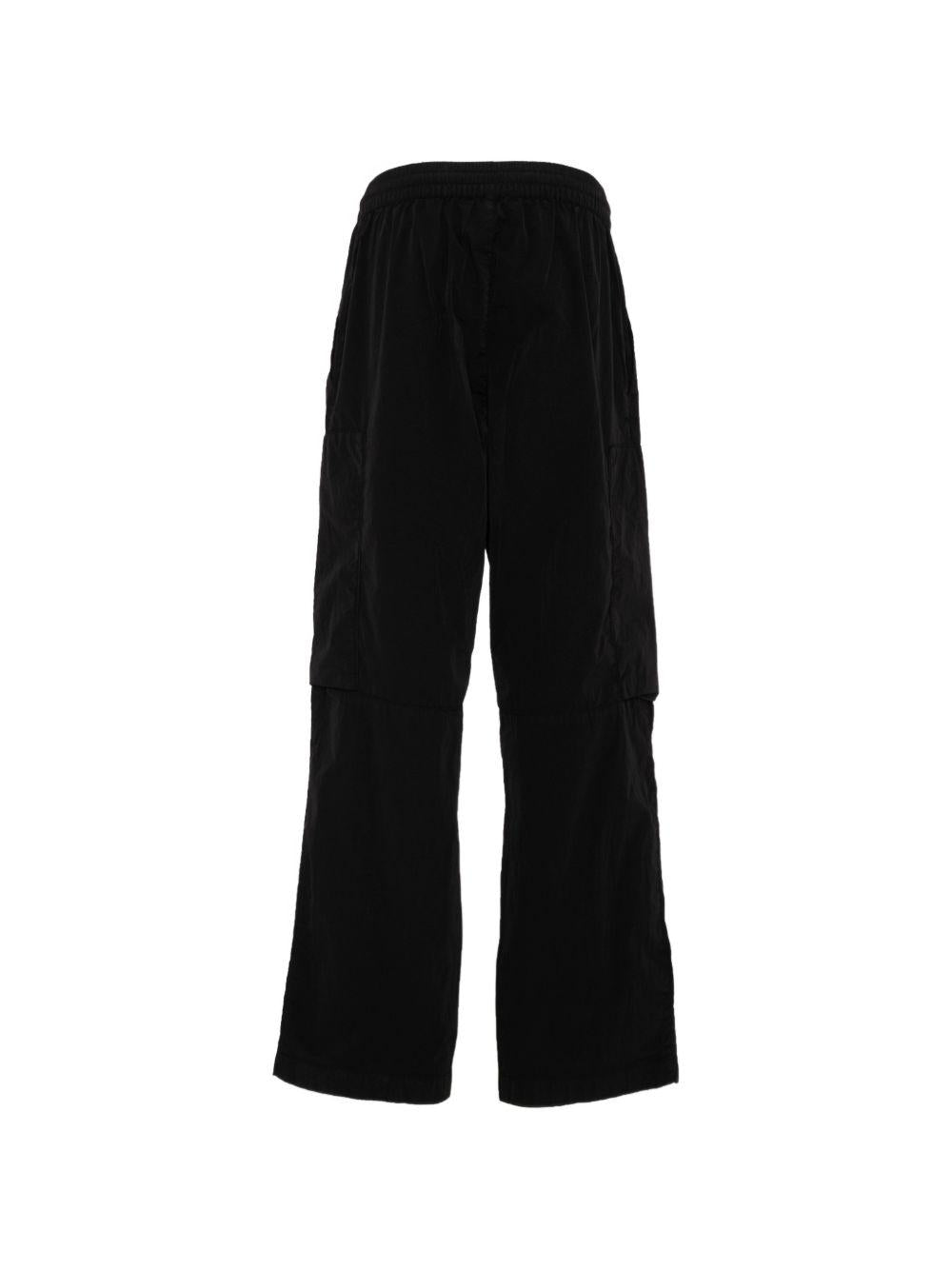 Pantaloni per bambino C.P. Company Kids neri con vita elasticizzata CUP018L3C00 60100 C.P.COMPANY KIDS 