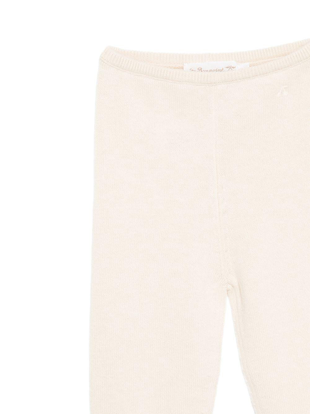Completo per neonati Bonpoint Kids beige con motivo Fair Isle W06PSEK00005 902 BONPOINT KIDS 