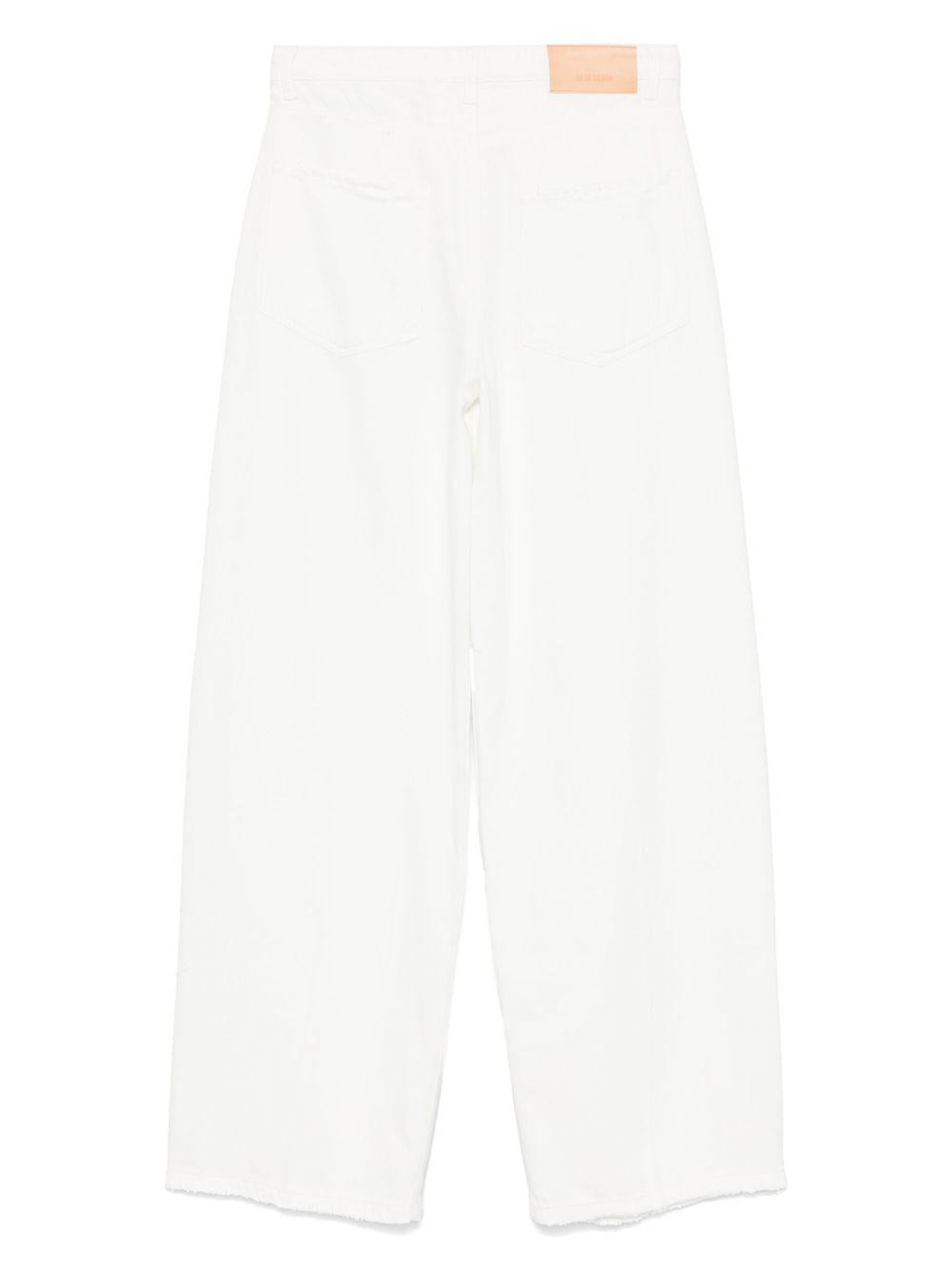 Jeans per donna Rose x Merci Matilda bianco con design a cinque tasche MATILDAT25PE BIANCO ROSE 