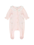 Tutina per neonata Tartine Et Chocolat rosa con ricamo floreale CC54000 31 TArtine & Chocolat KIDS 