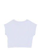 T-shirt per bambina Billieblush azzurra con stampa grafica U21955 81S BILLIEBLUSH KIDS 