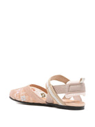 Ballerine per bambina Fendi Kids beige con motivo monogramma JFR572 AWK7 F1V9U FENDI KIDS 