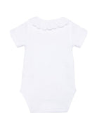 Tutina per neonata Tartine Et Chocolat bianca con colletto a smerlo CC11030 01 TArtine & Chocolat KIDS 