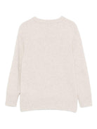 Maglione per bambino Paolo Pecora Kids beige con collo a coste PP4100 GRIGP PAOLO PECORA KIDS 