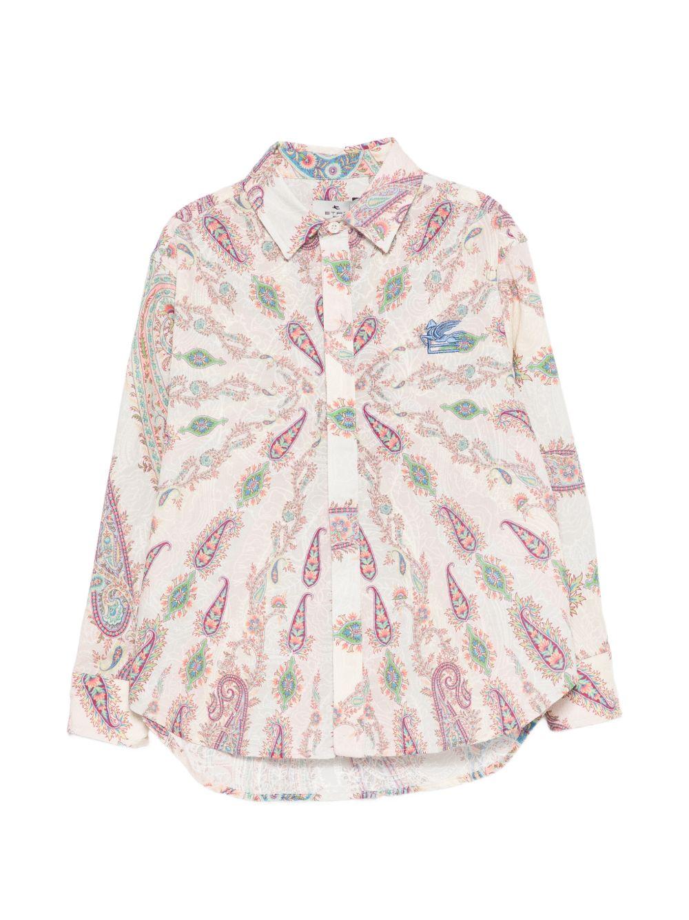 Camicia per bambina Etro kids multicolore con motivo a paisley GY5P50 U0268 501MC ETRO KIDS 