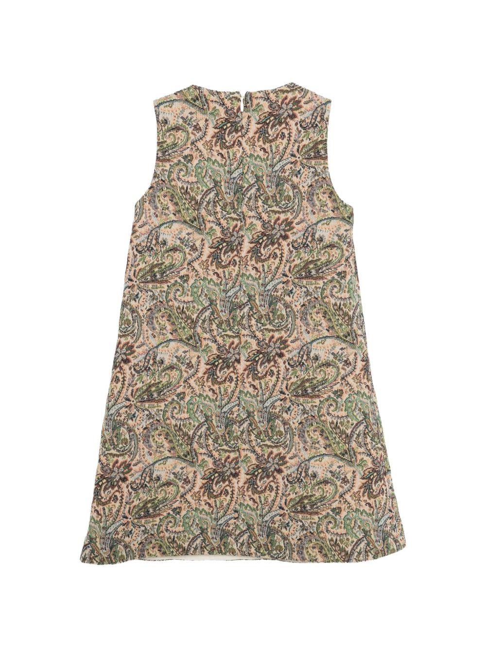 Abito per bambina Etro Kids multicolore con stampa paisley jacquard GZ1A22 U0284 107MC ETRO KIDS 