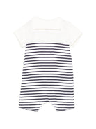 Tutina per neonato Petit Bateau multicolor con design a righe A0FI9 01 PETIT BATEAU KIDS 