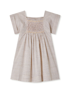 Abito per neonata Bonpoint Pais beige con motivo a quadri S05XDRW00020 309B BONPOINT 