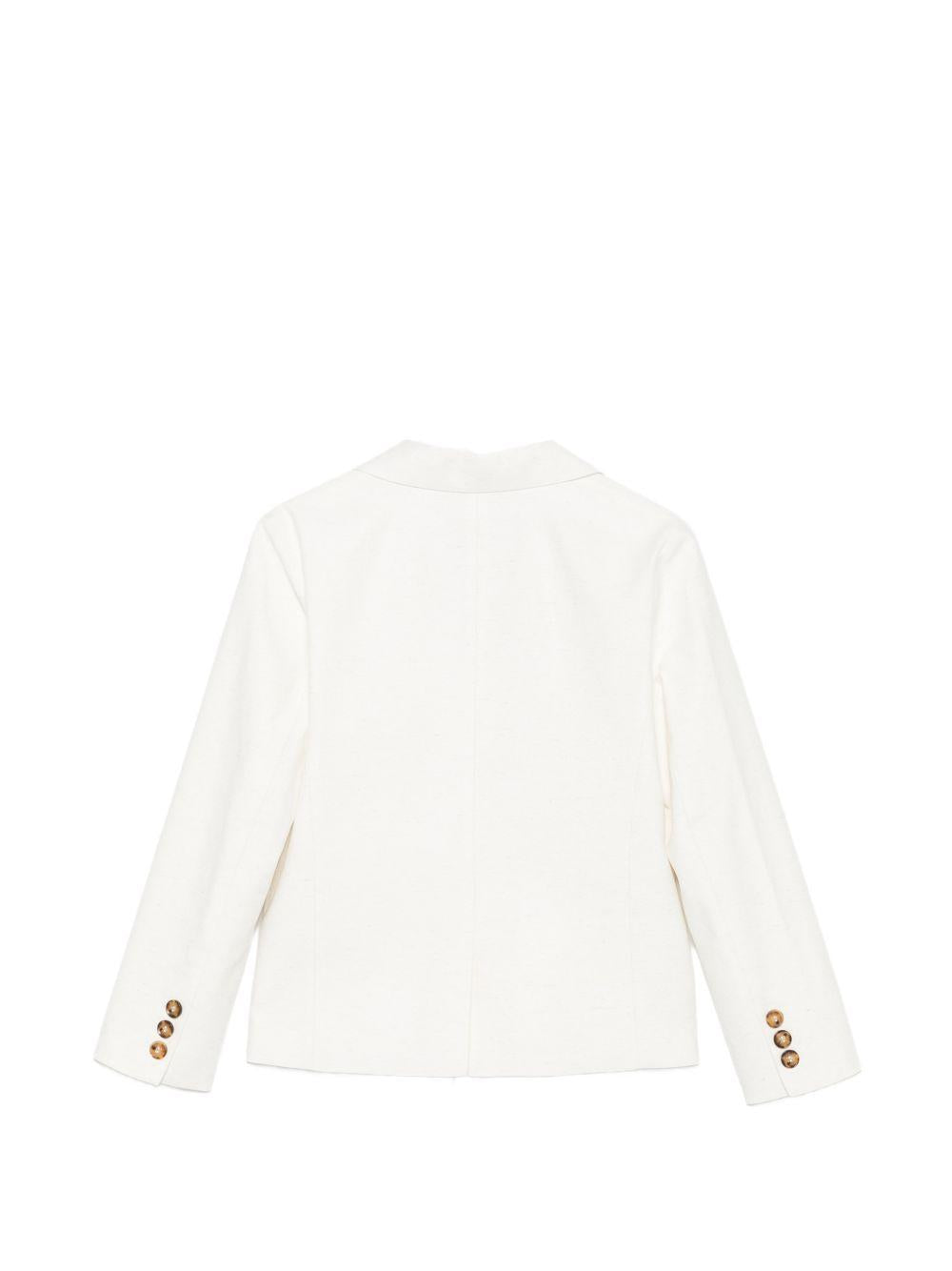 Giacca per bambino Trussardi Junior beige con revers classici TBP26138GC BEIGE N.E. TRUSSARDI KIDS 