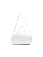 Borsa fasciatoio per neonati Elisabetta Franchi La Mia Bambina bianca con ricamo ENBO0280RA016 0004 ElISABETTA FRANCHI 