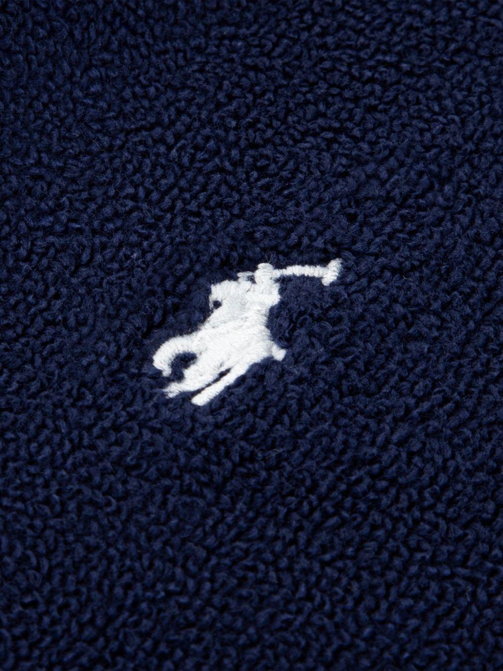 Accappatoio per bambini Polo Ralph Lauren Kids blu con motivo Polo Pony 9P0188 BK9 Ralph Lauren kids 