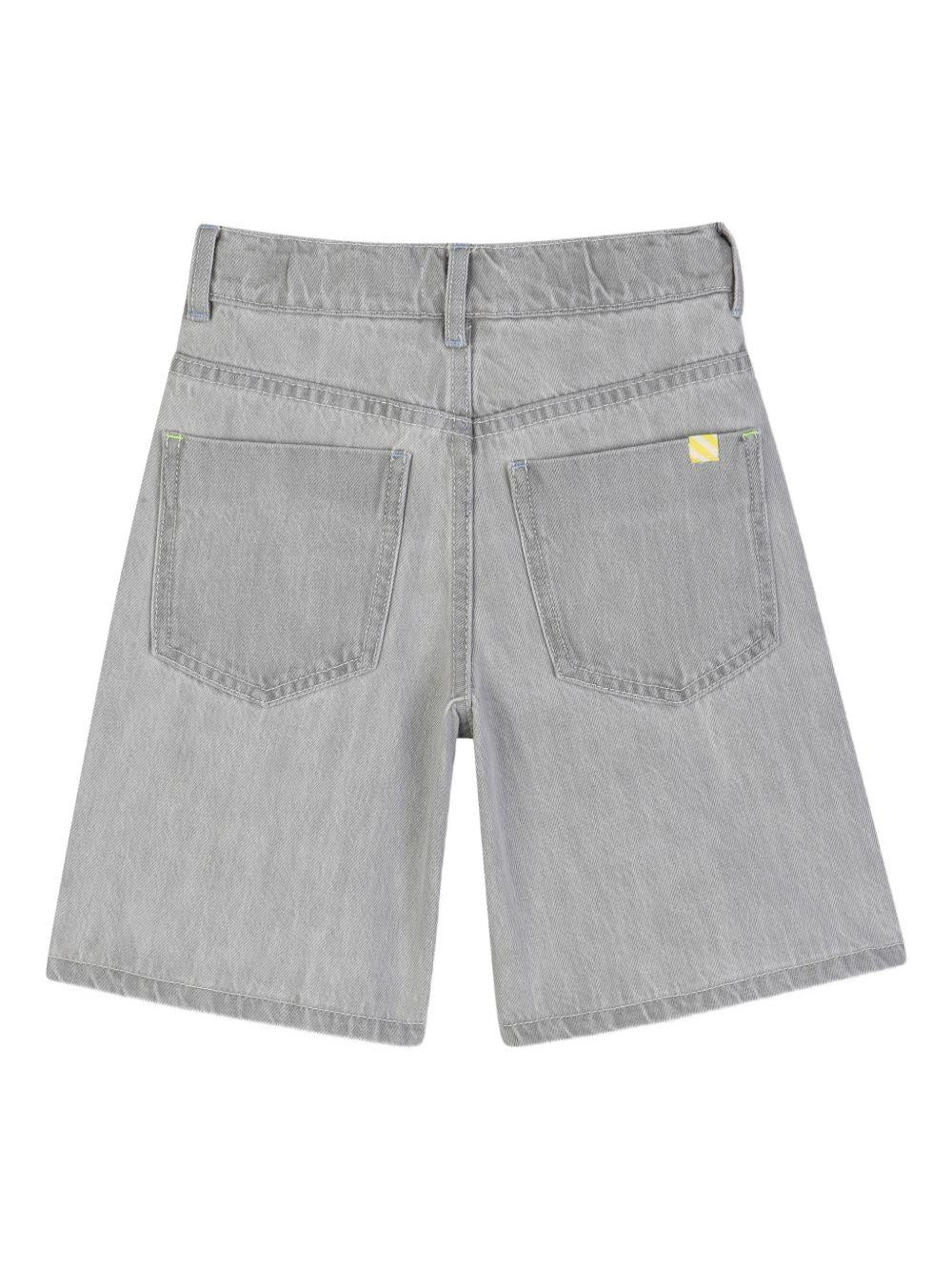 Shorts per bambino Billieblush grigi con applicazione toppa "Stay cool" U21723 Z20 BILLIEBLUSH KIDS 