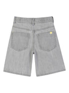 Shorts per bambino Billieblush grigi con applicazione toppa "Stay cool" U21723 Z20 BILLIEBLUSH KIDS 