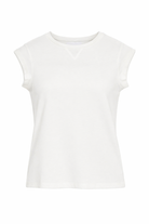 T-shirt per bambina Douuod Kids bianca con logo sul retro DY8A31 Z3708 101 DOUUOD KIDS 