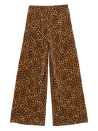 Pantaloni Amalia da donna MC2 Saint barth marrone con stampa animalier AML001 00091L MC2 ST. BARTH 