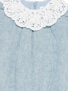 Tutina per neonata Tartine & Chocolat azzurra con dettaglio in pizzo CC33080 40 TArtine & Chocolat KIDS 