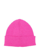 Berretto per bambina Emilio Pucci Junior fucsia a coste con logo PZ0A07 Z2362 543 EMILIO PUCCI KIDS 