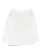 T-shirt per neonata Stella McCartney Kids bianco con stampa uccello TX8080 Z0434 101 STELLA McCARTNEY KIDS 