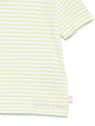 T-shirt per bambina Scotch & Soda Kids verde a righe 179362 324 SCOTCH&SODA KIDS 