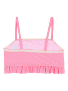 Bikini per bambina Billieblush rosa con stampa grafica U22157 499 BILLIEBLUSH KIDS 
