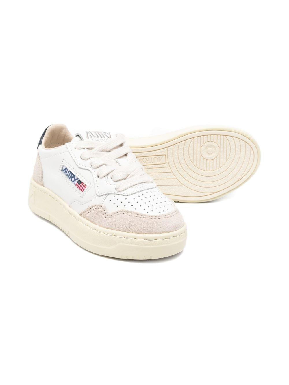 Sneakers per bambini AuTRY Kids beige con inserti blu KULK FS06 AuTRY KIDS 