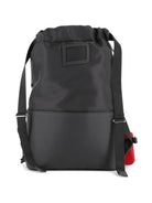 Zaino per bambini Givenchy Kids nero con applicazione con logo H30906 09B GIVENCHY KIDS 