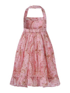 Abito per bambina Zimmermann Kids rosa con stampa floreale 6113DR S263 ZIMMERMANN KIDS 