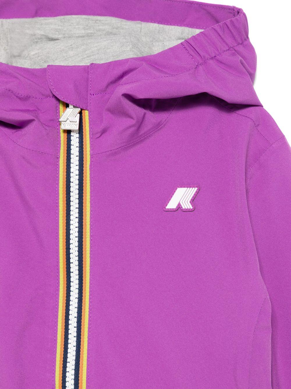 Giacca P.Lily Stretch Poly per bambina K-WAY Kids viola con fitting slim K2148NW 521 K-WAY KIDS 