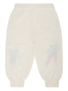 Pantaloni per neonata Molo beige chiaro con intarsio 4W25I209 9653 MOLO 